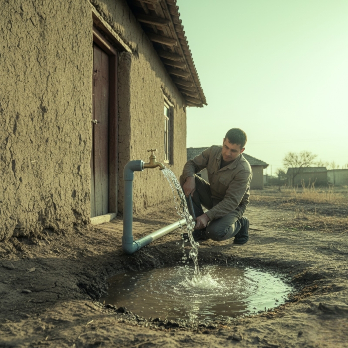 توصيل المياة